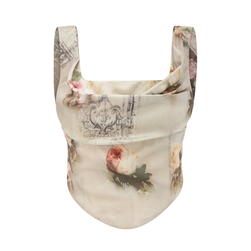 Σετ Ασορτί Μπλούζας Και Φούστας Με Φλοράλ Σχέδια Viviane