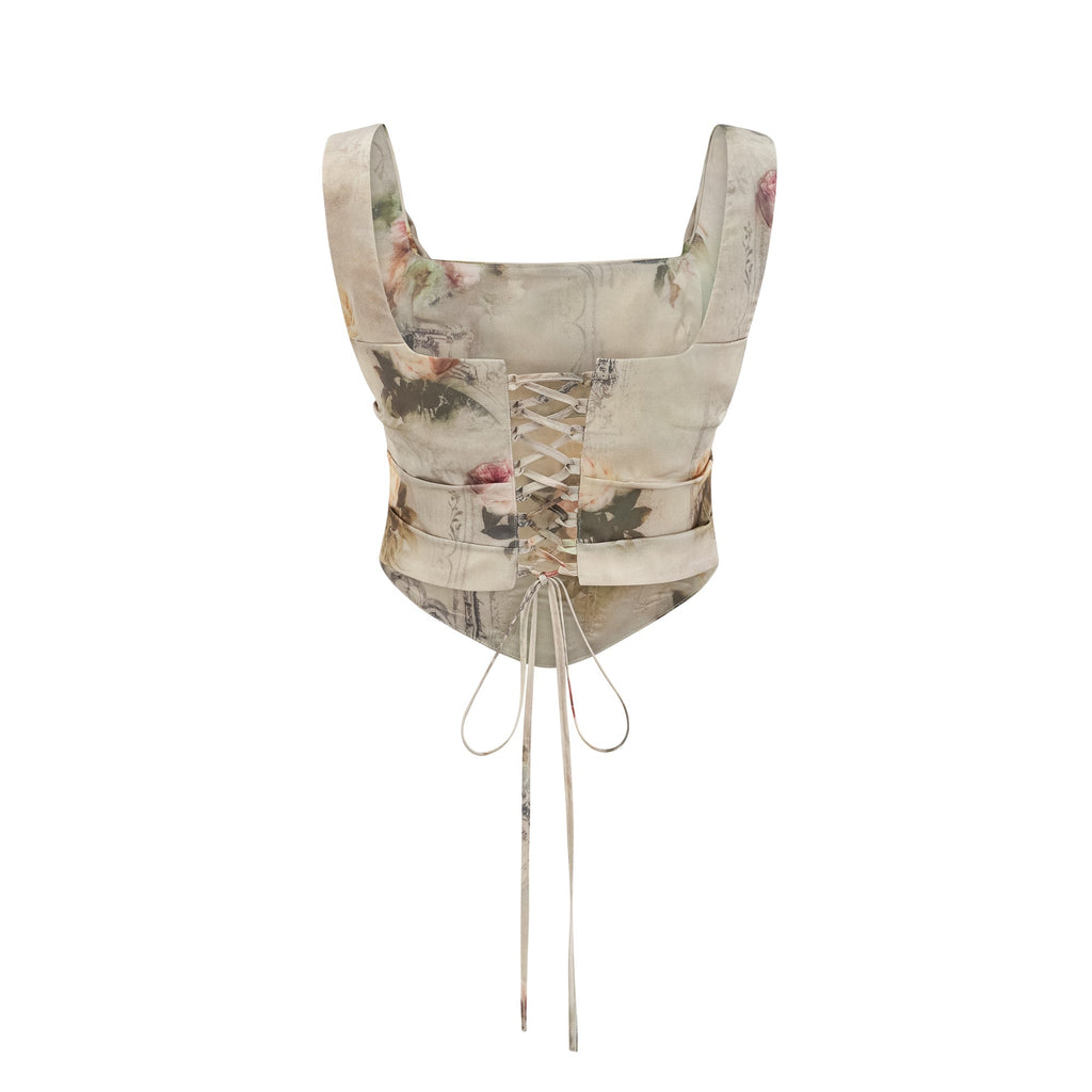 Σετ Ασορτί Μπλούζας Και Φούστας Με Φλοράλ Σχέδια Viviane