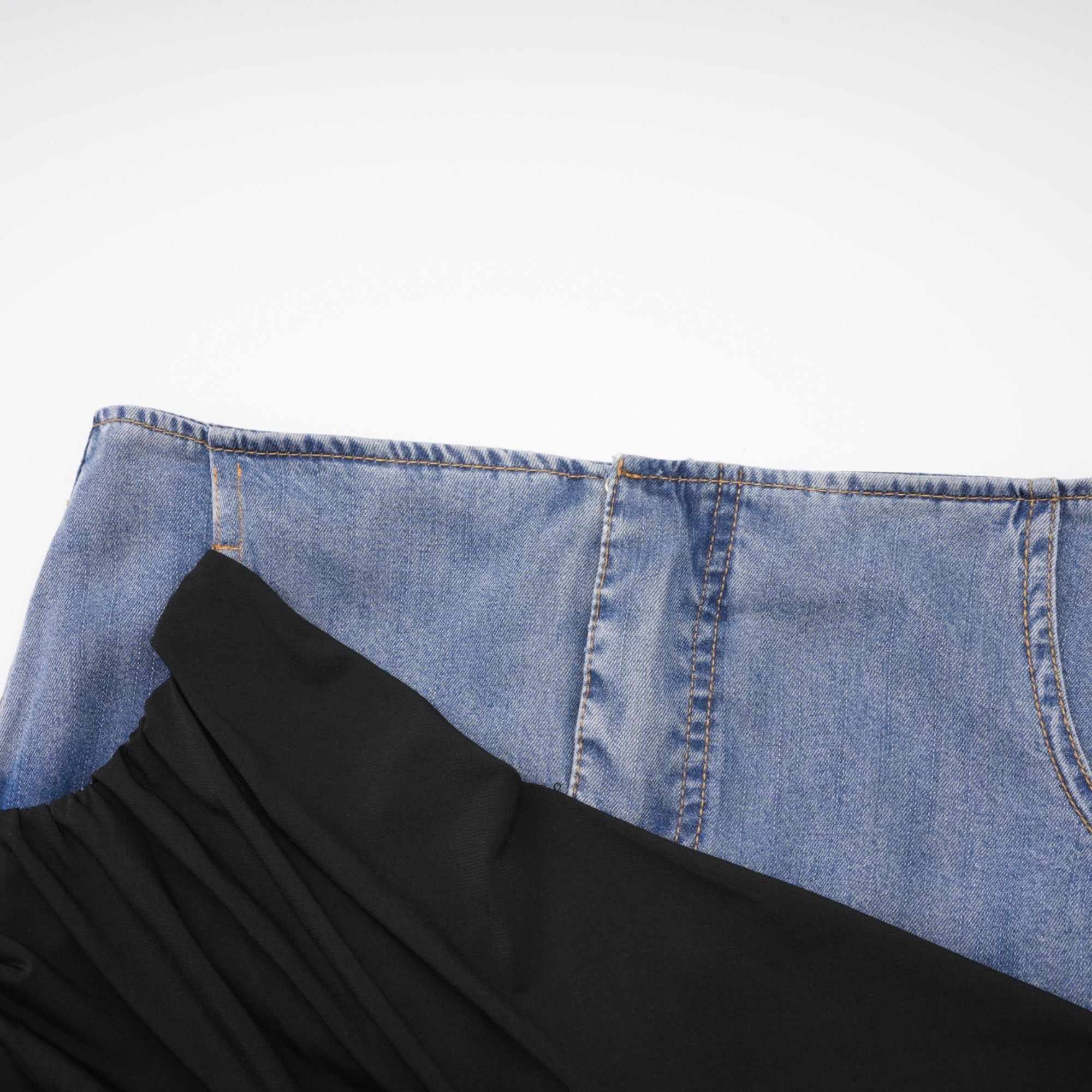 Σετ Ασορτί Μπλούζας Και Φούστας Από Τζιν Με Επένδυση Nala Jersey