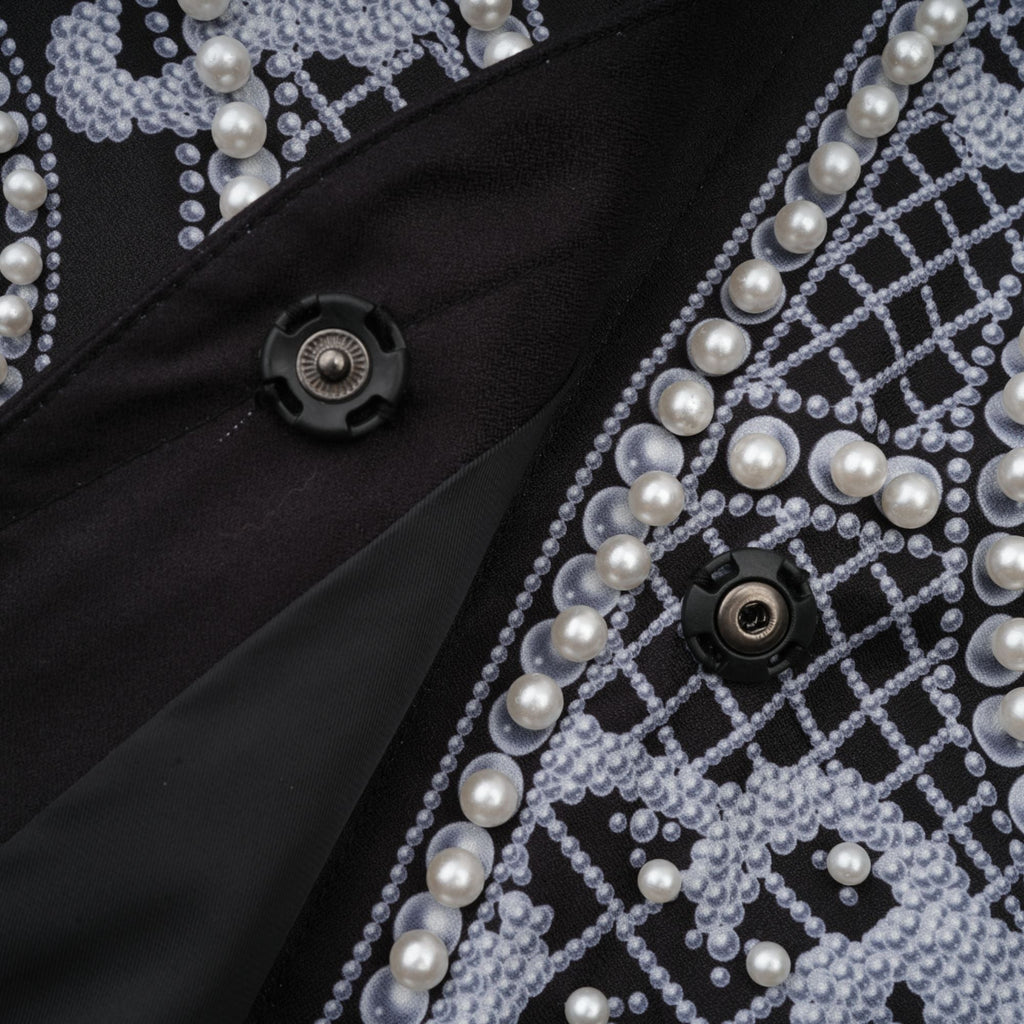 Φόρεμα Με V Λαιμόκοψη Και Μοτίβο Catherine