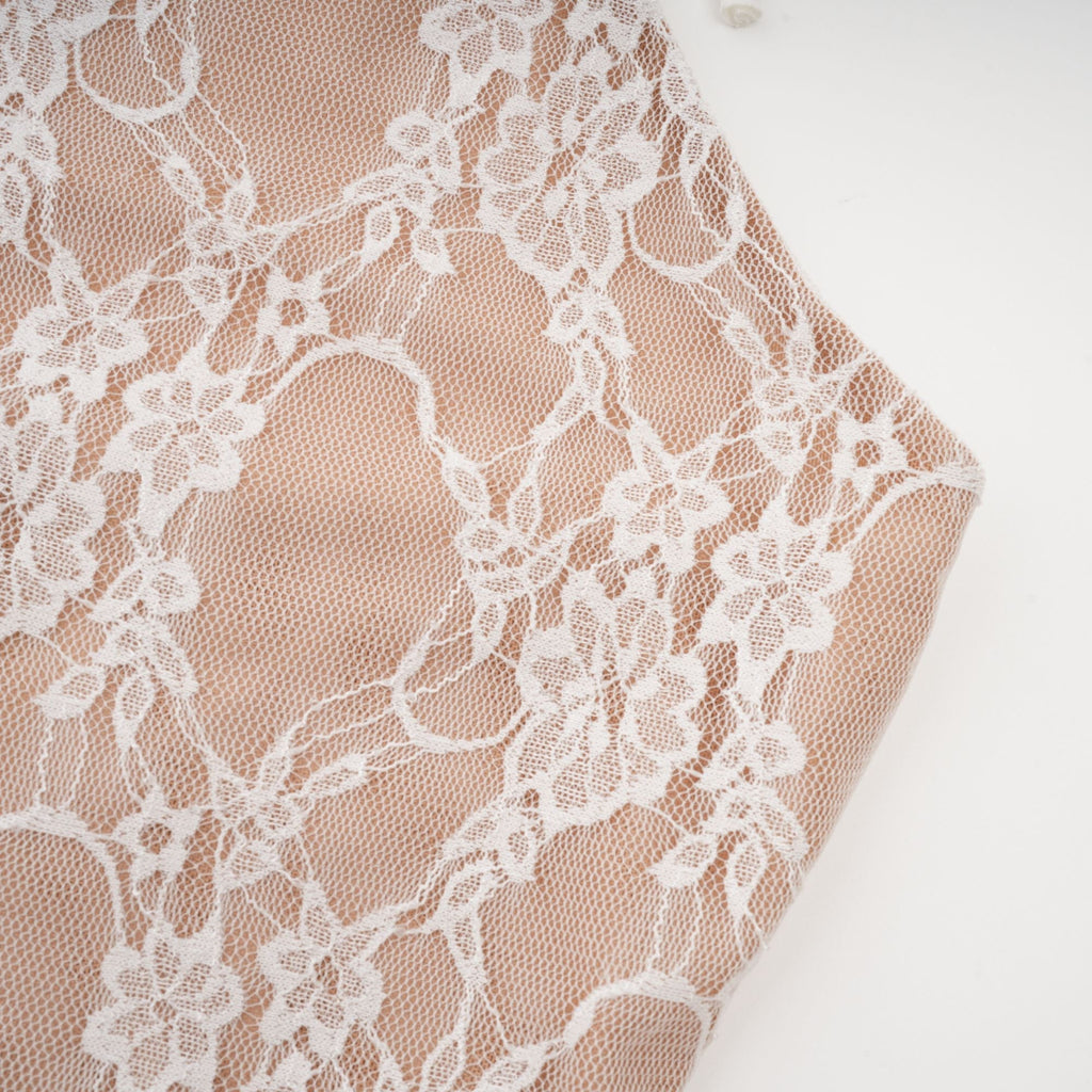 Μίνι Φόρεμα Anaïslace Με Δαντέλα Και Ψεύτικα Λουλούδια