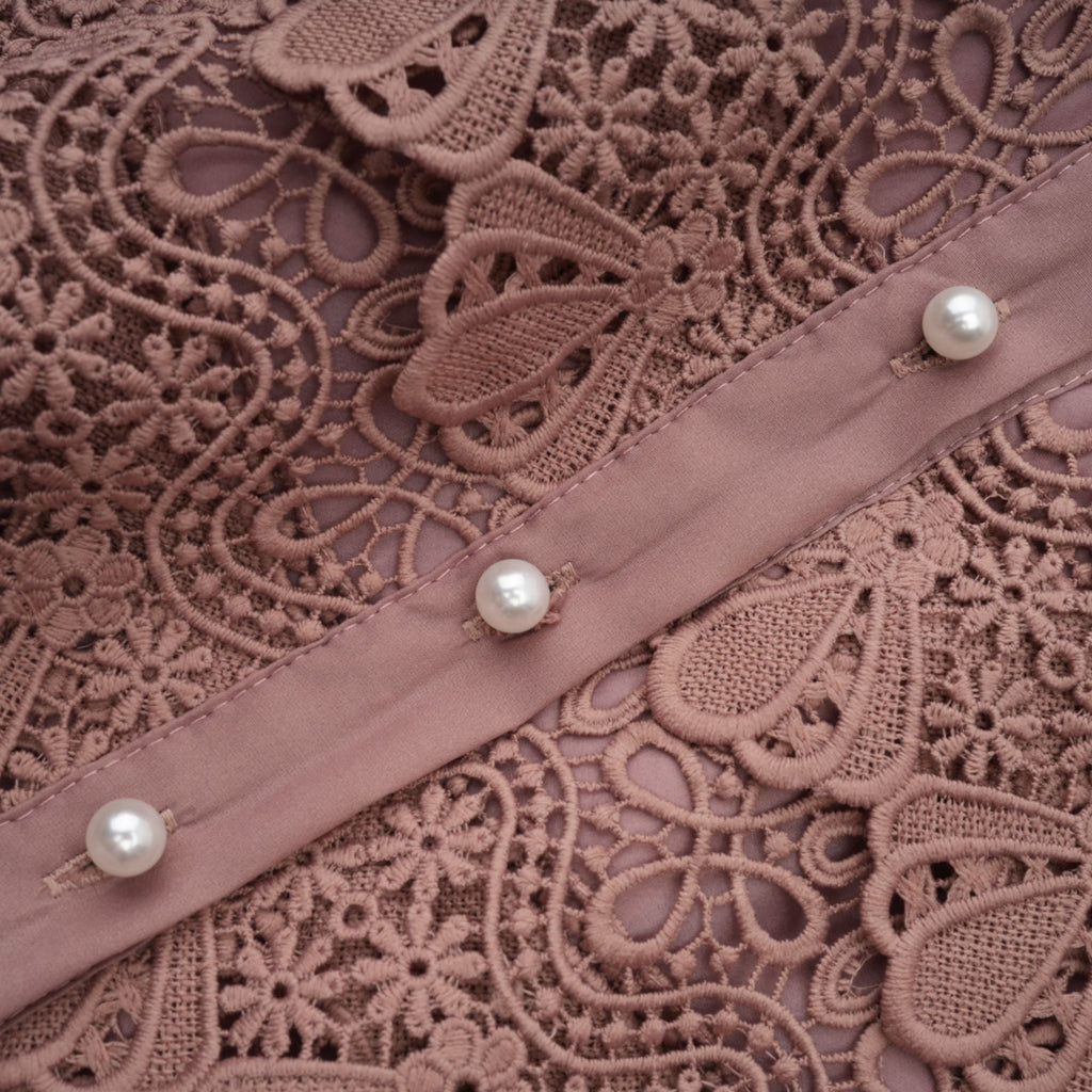 Φόρεμα Μίντι Με Κοψίματα Και Δαντέλα Inès ®