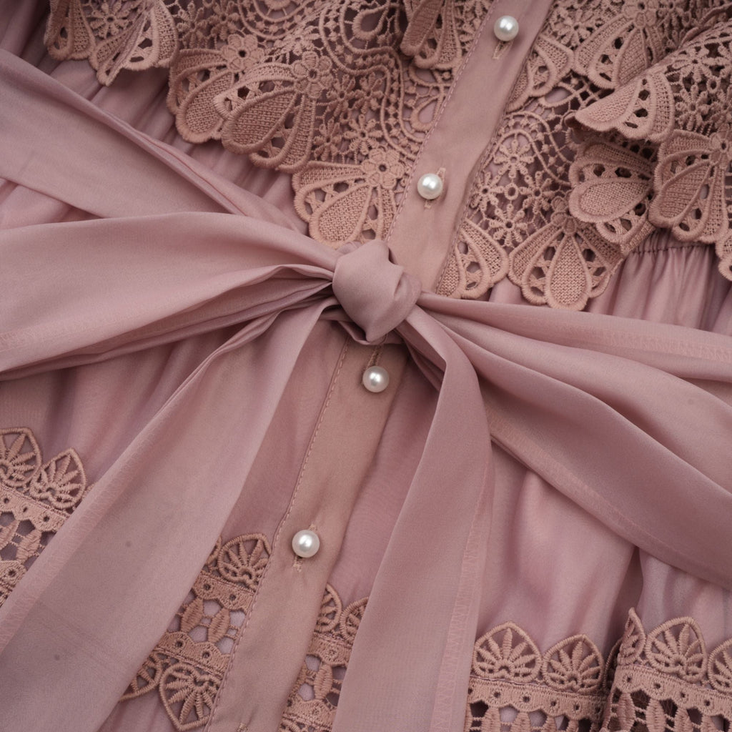 Φόρεμα Μίντι Με Κοψίματα Και Δαντέλα Inès ®