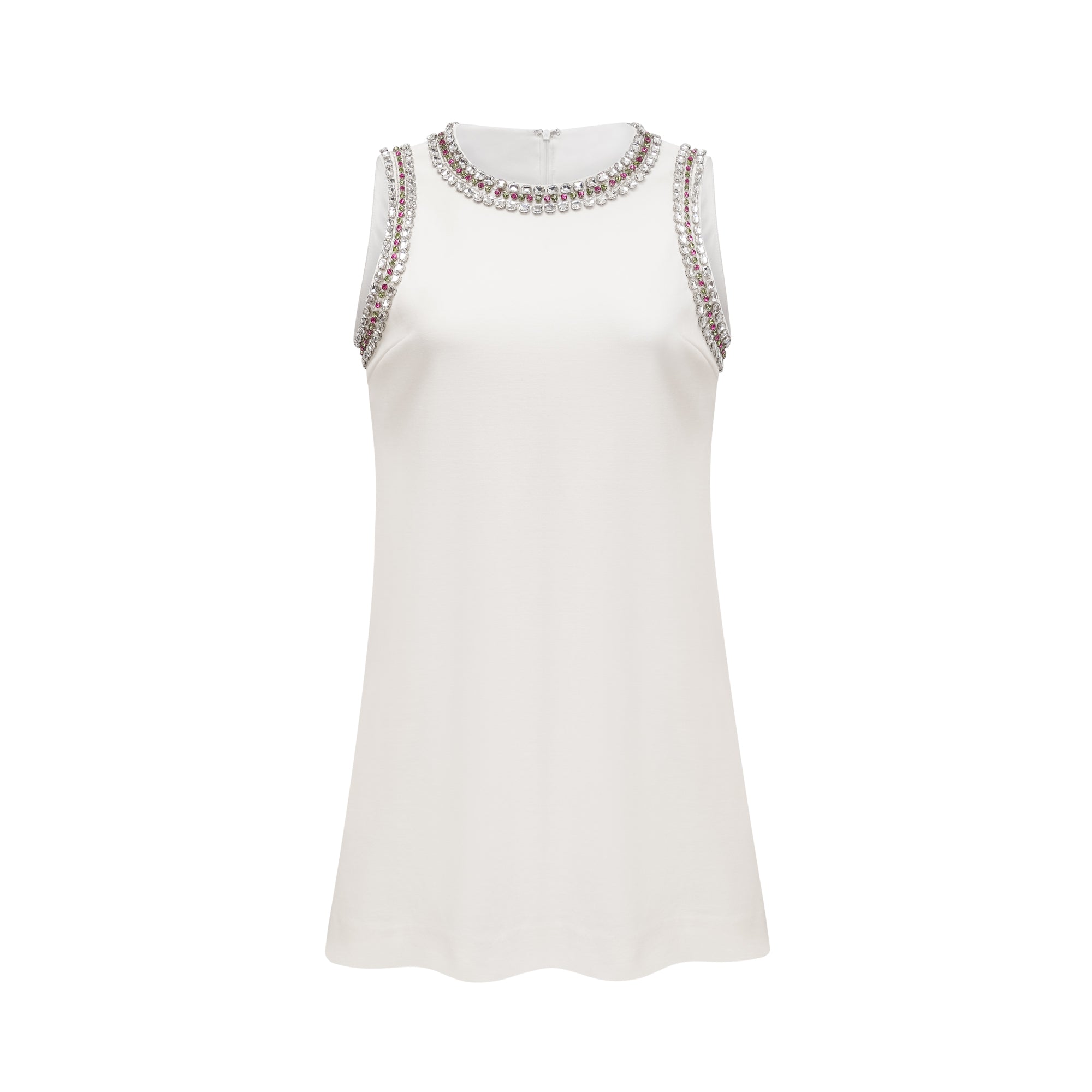 Μίνι Φόρεμα Με Κέντημα Emilie Crystal