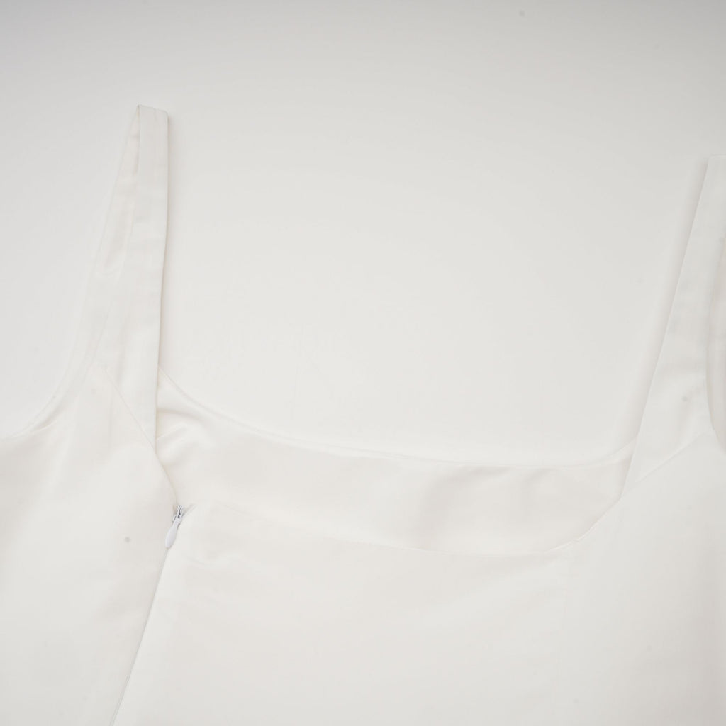 Φόρεμα Μίντι Από Πλισέ Βαμβακερό Ποπλίνα Ingrid