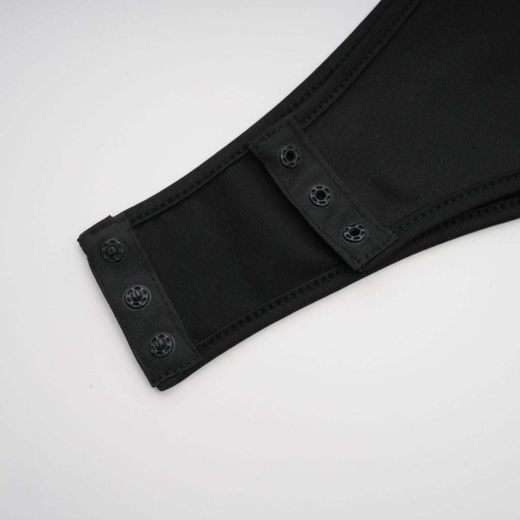 Κορμάκι Capriana Με Μακριά Μανίκια Και Κοψίματα