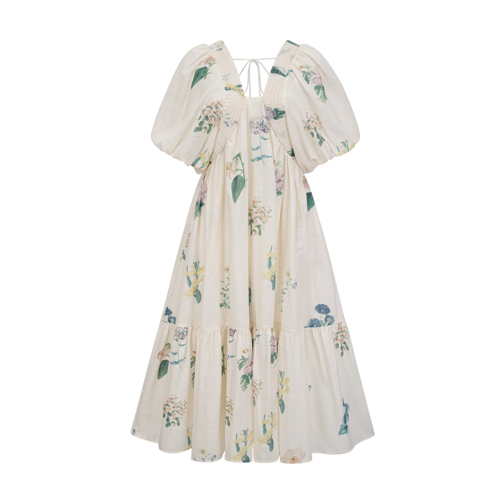 Μίντι Φόρεμα Cyrielle V-Neck Floral Print