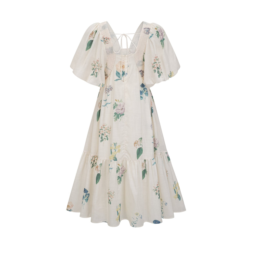 Μίντι Φόρεμα Cyrielle V-Neck Floral Print