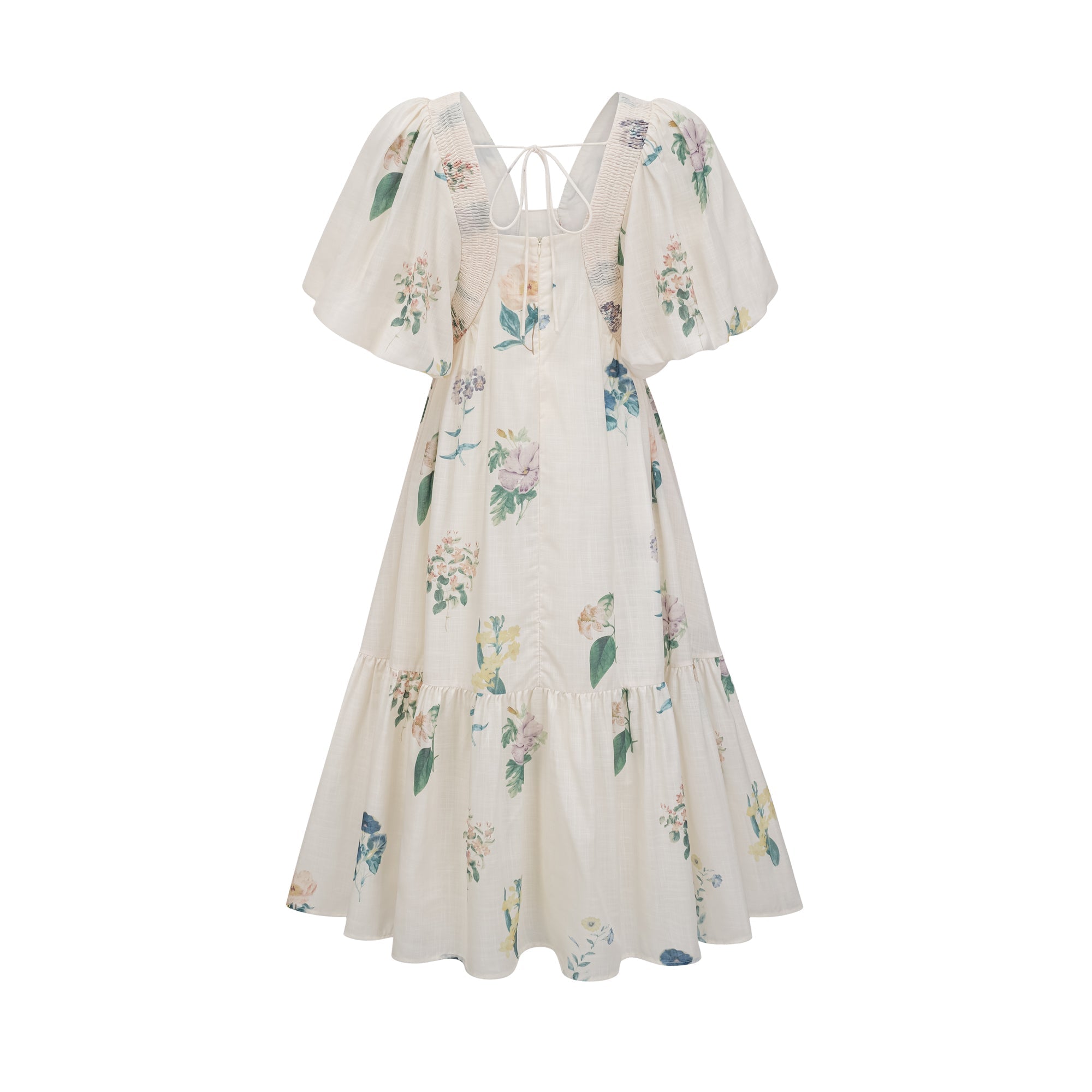 Μίντι Φόρεμα Cyrielle V-Neck Floral Print