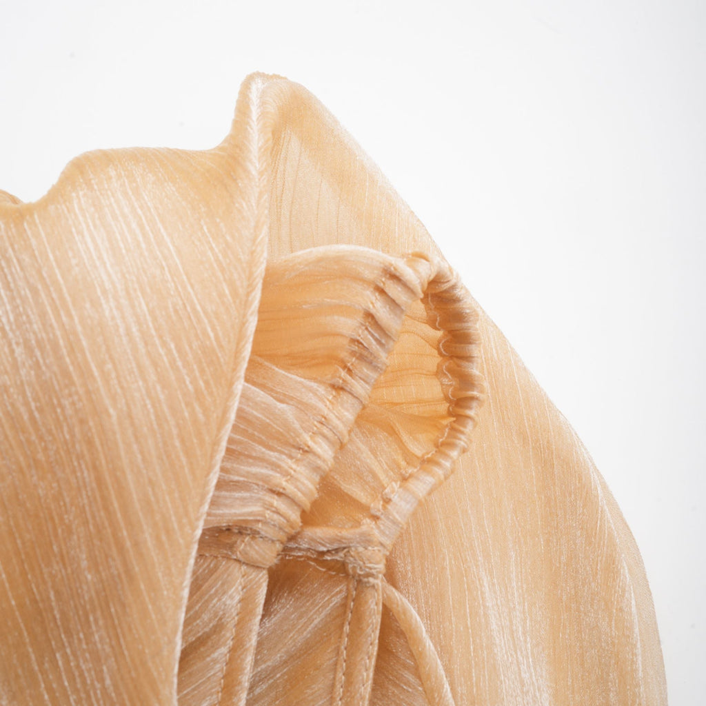 Μίνι Φόρεμα Adelina Με Χρυσό Κρύσταλλο Και Πάνελ