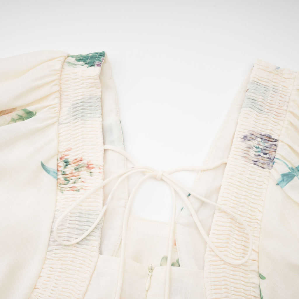 Μίντι Φόρεμα Cyrielle V-Neck Floral Print