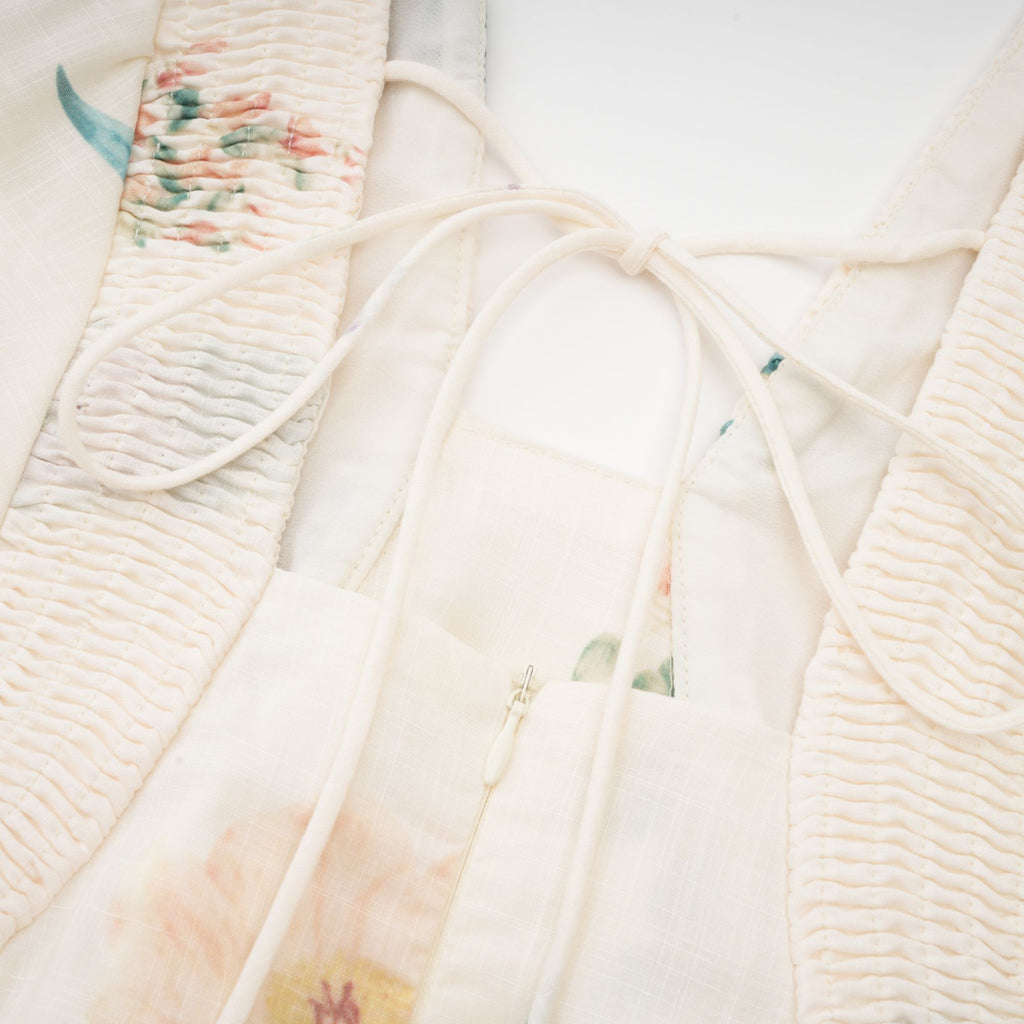 Μίντι Φόρεμα Cyrielle V-Neck Floral Print