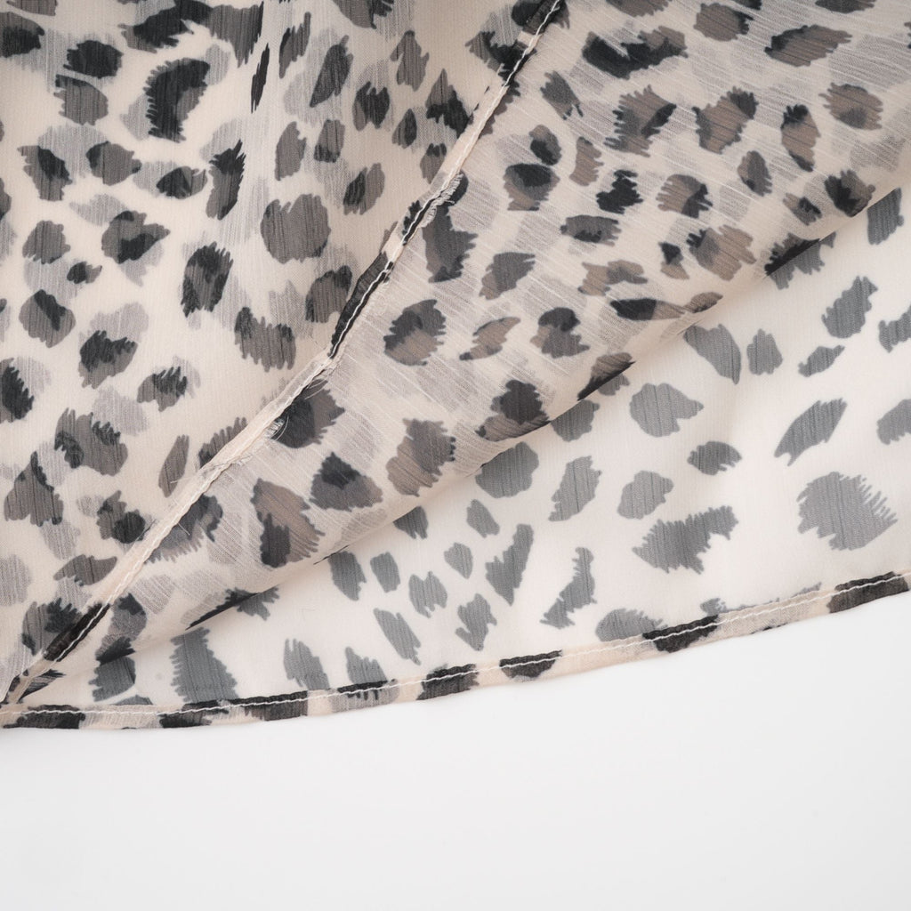 Φόρεμα Adèle Με Αμάνικο Σχέδιο Λεοπάρ Και Μίντι Φόρεμα