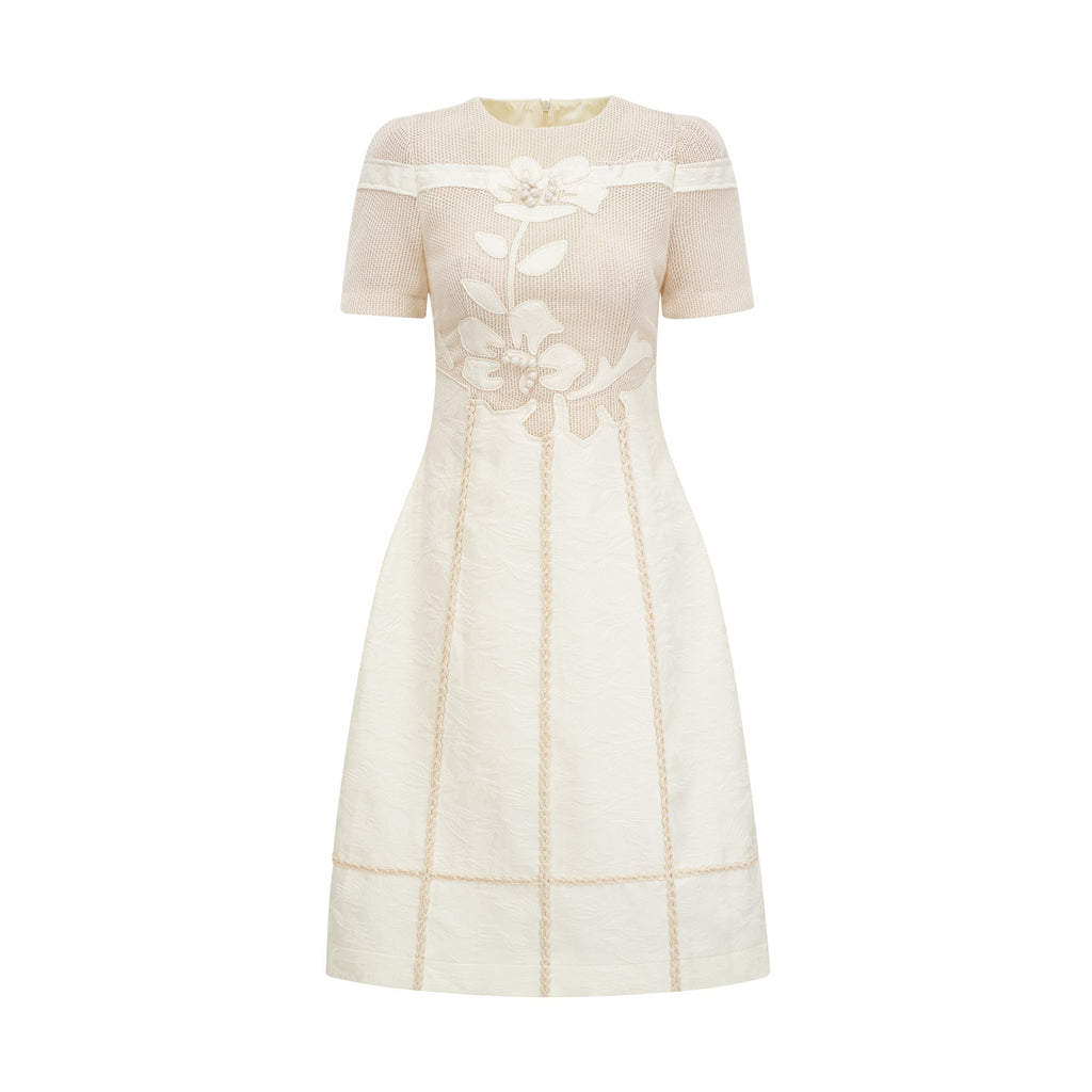 Φόρεμα Diane Με Κέντημα Και Λουλούδια