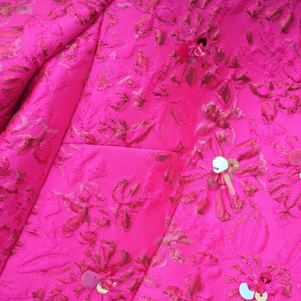 Μίνι Φόρεμα Με Απλικέ Λουλούδια Σε Φλωρεντινό Στιλ