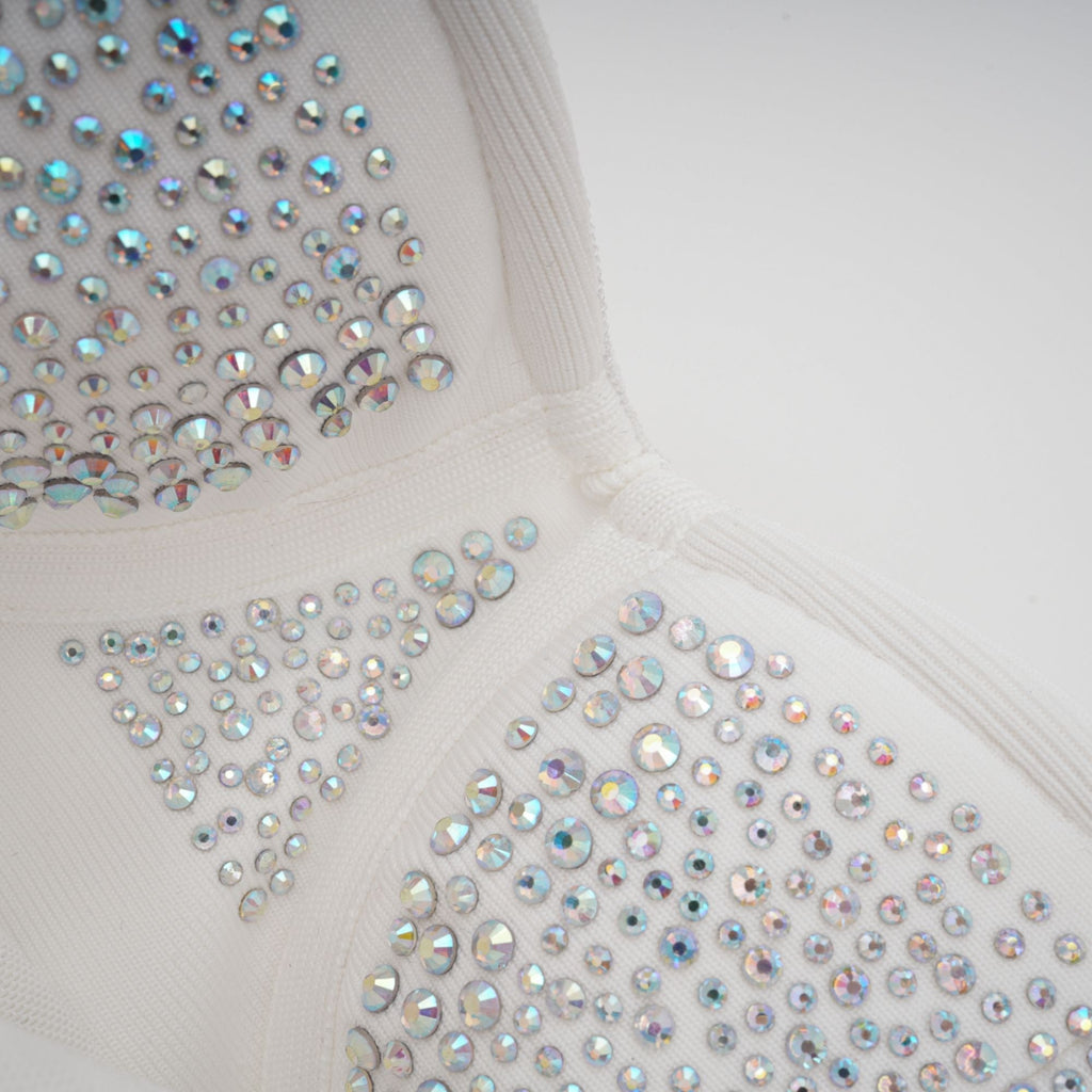 Φόρεμα Μίντι Με Λεπτή Τιράντα Pádraigín Σε Λευκό Χρώμα