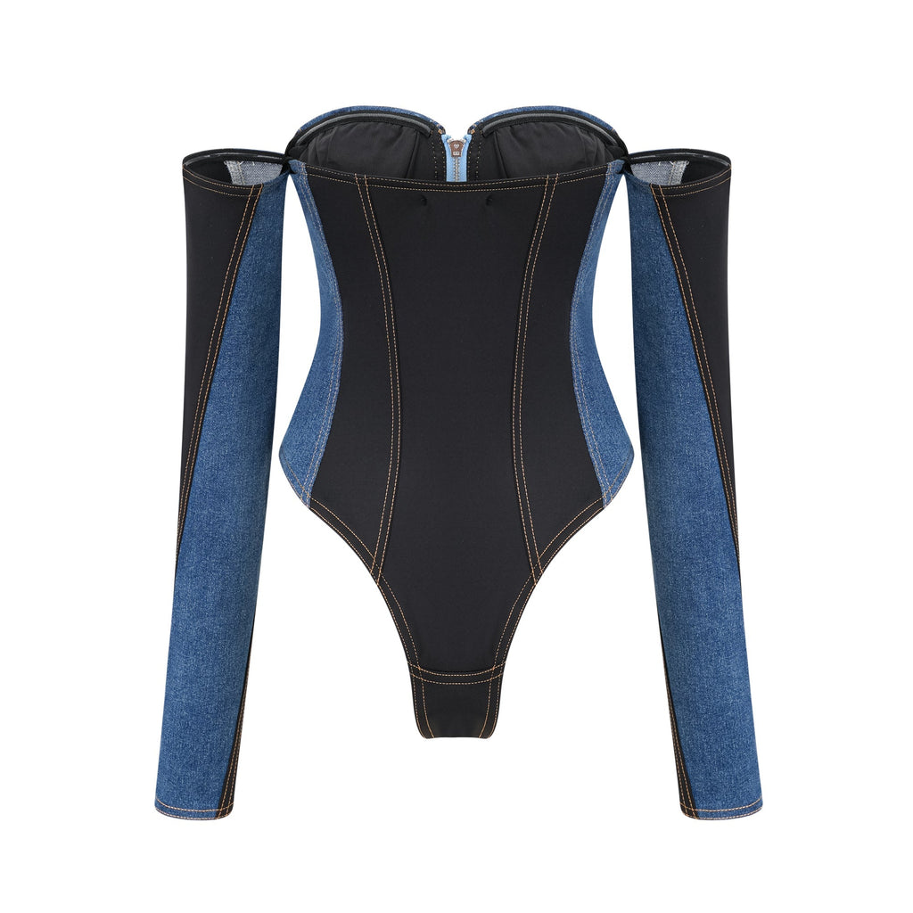 Κορμάκι Τζιν Melina Corset