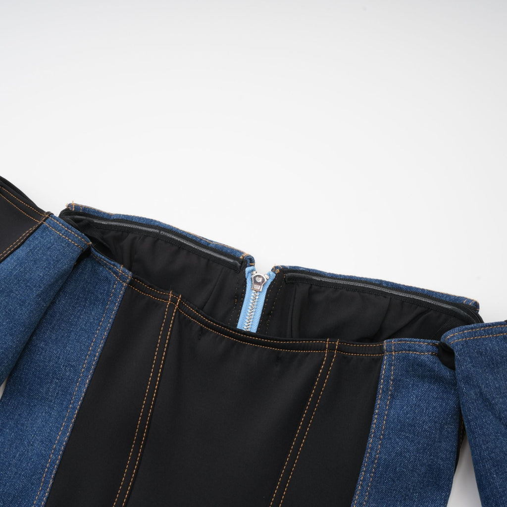 Κορμάκι Τζιν Melina Corset