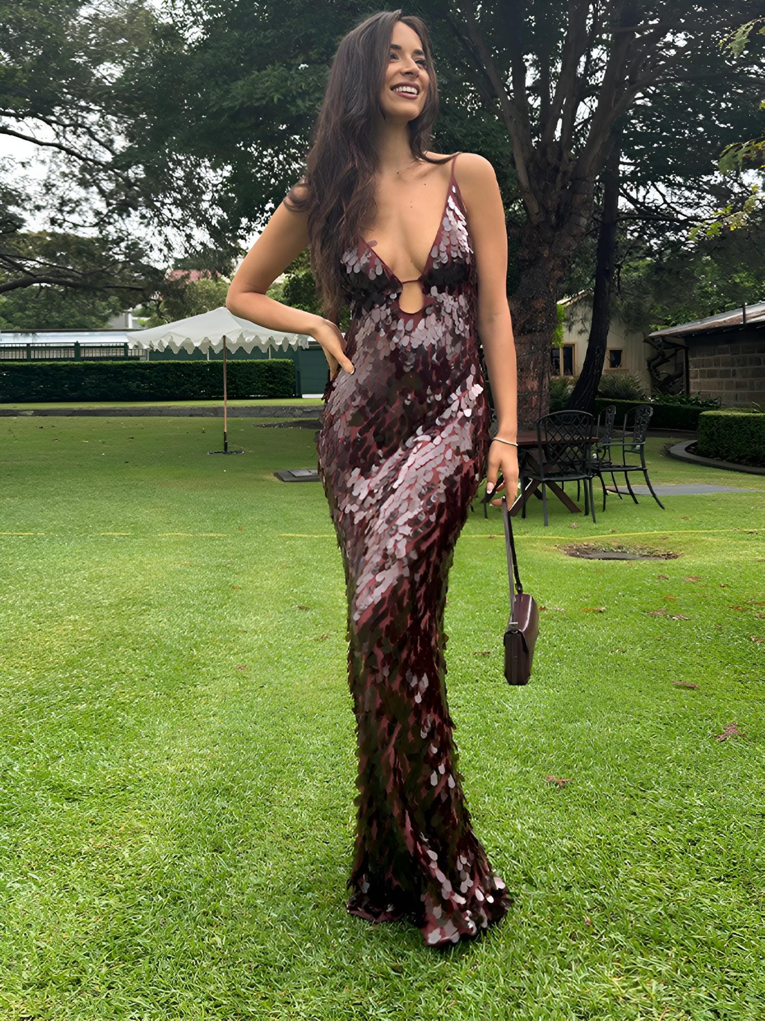 Φόρεμα Kailani Με Πούλιες Και Μάξι Φόρεμα