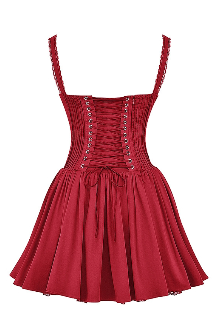 Μίνι Φόρεμα Noemi Με Δαντέλα Και Λεπτομέρειες Από Δαντέλα