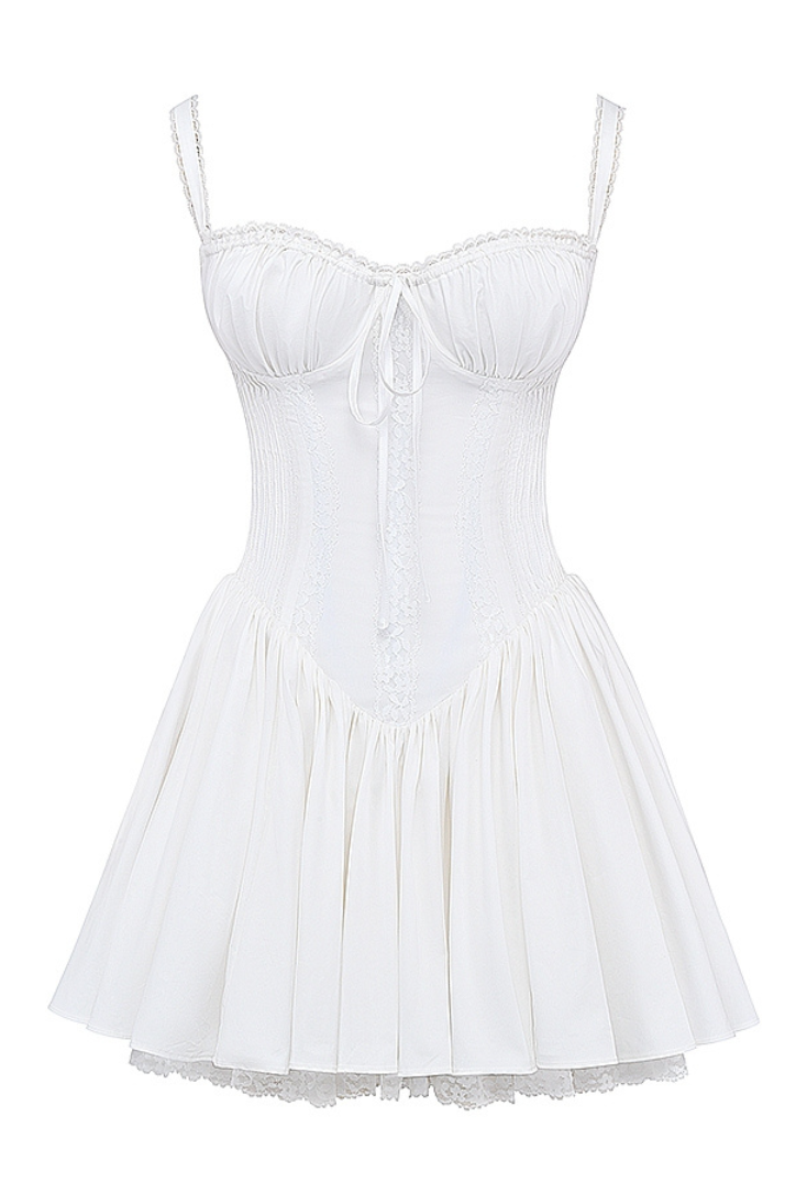 Μίνι Φόρεμα Noemi Με Δαντέλα Και Λεπτομέρειες Από Δαντέλα