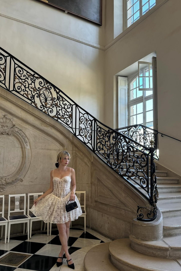 Μίνι Φόρεμα Με Δαντέλα Lyra