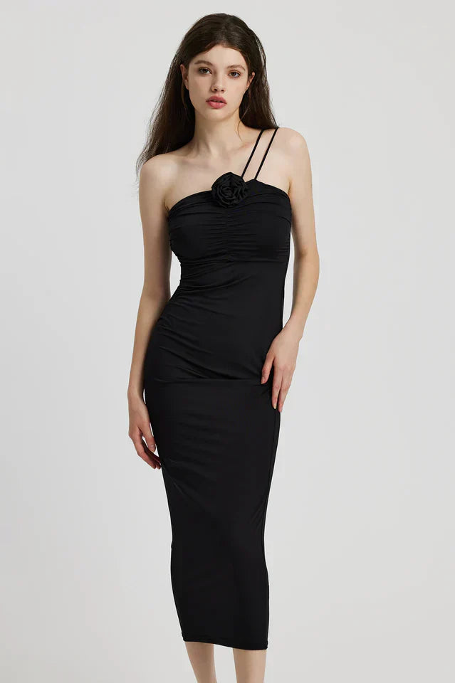 Φόρεμα Μίντι Με Τιράντες Και Τιράντες