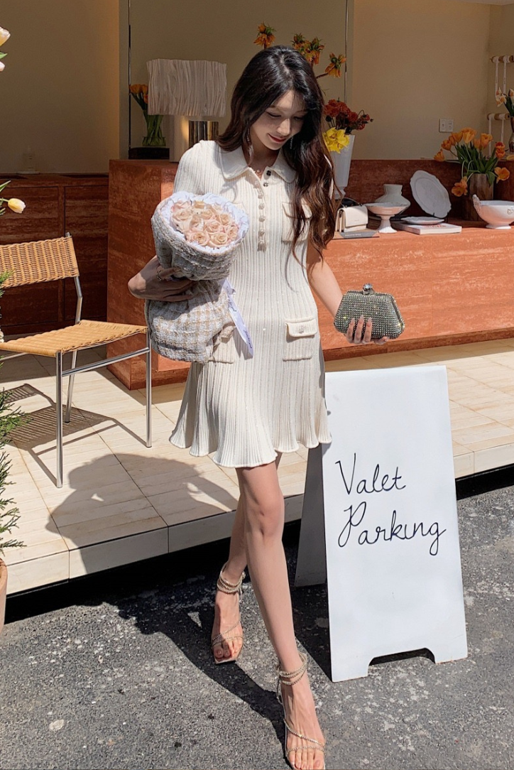 Μίνι Φόρεμα Kaela Με Ριμπ Ύφανση