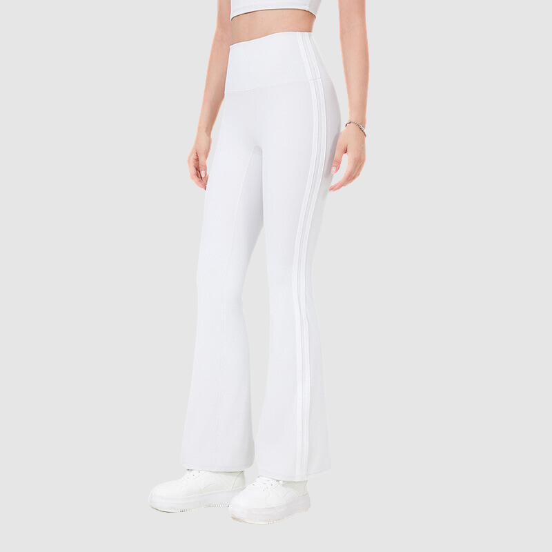 Παντελόνι Γιόγκα Με Φαρδιά Μπατζάκια Και Πλαϊνές Ρίγες