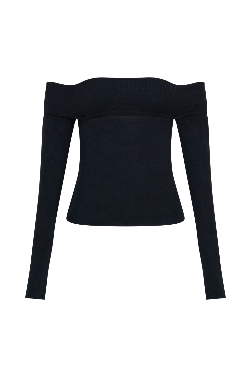 Levaru Briah Κομψό Μοντάλ Μακρυμάνικο Μπλούζα - Μαύρο