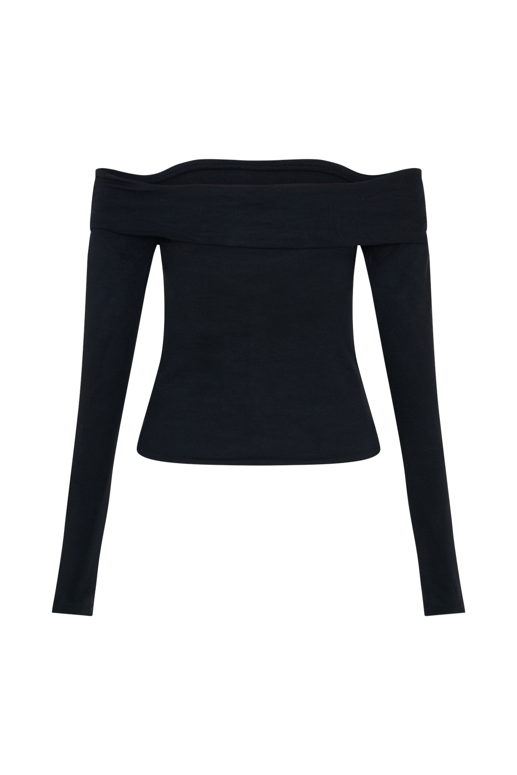 Levaru Briah Κομψό Μοντάλ Μακρυμάνικο Μπλούζα - Μαύρο