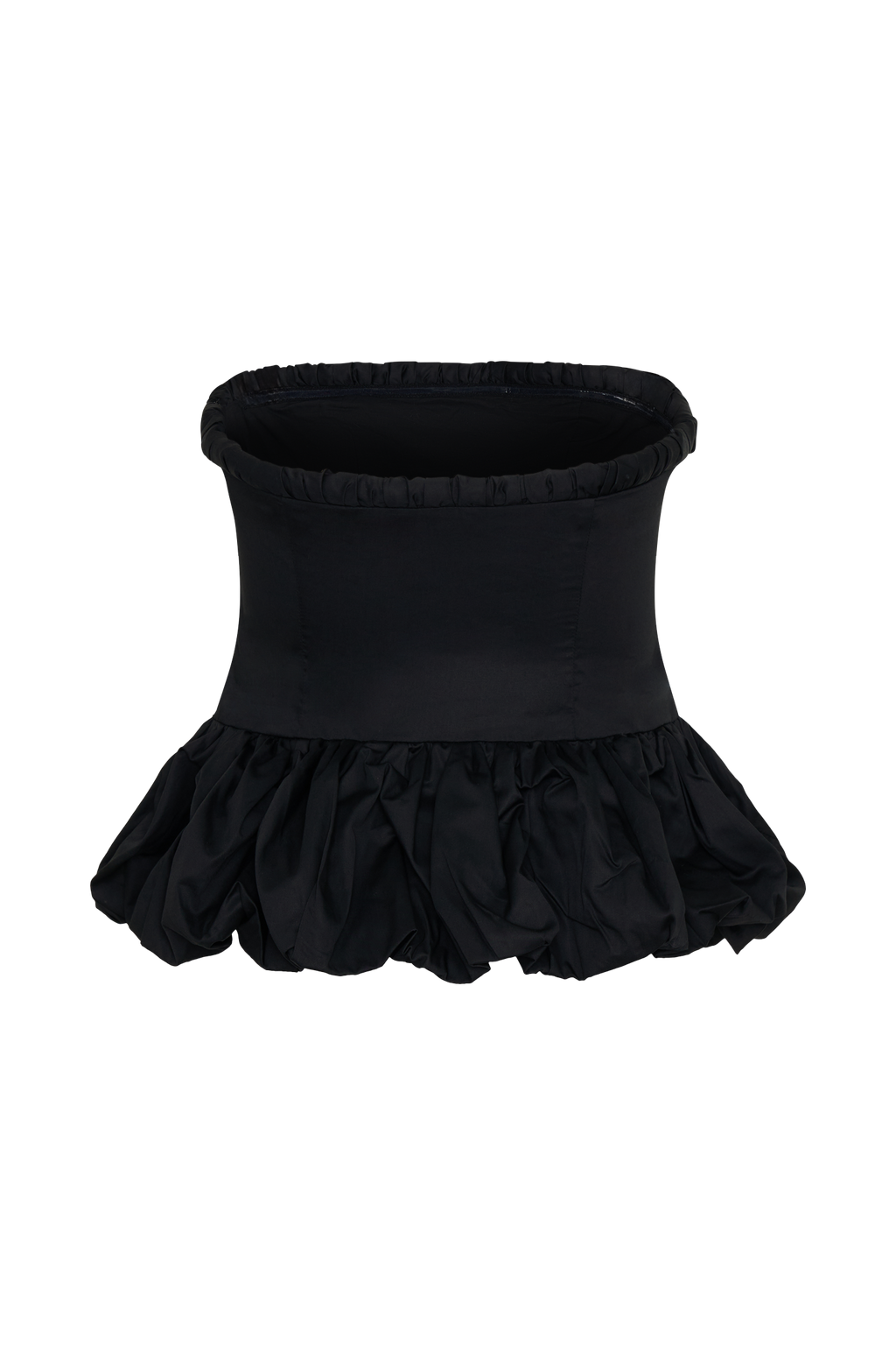 Cora Lace Strapless Top - Μαύρο