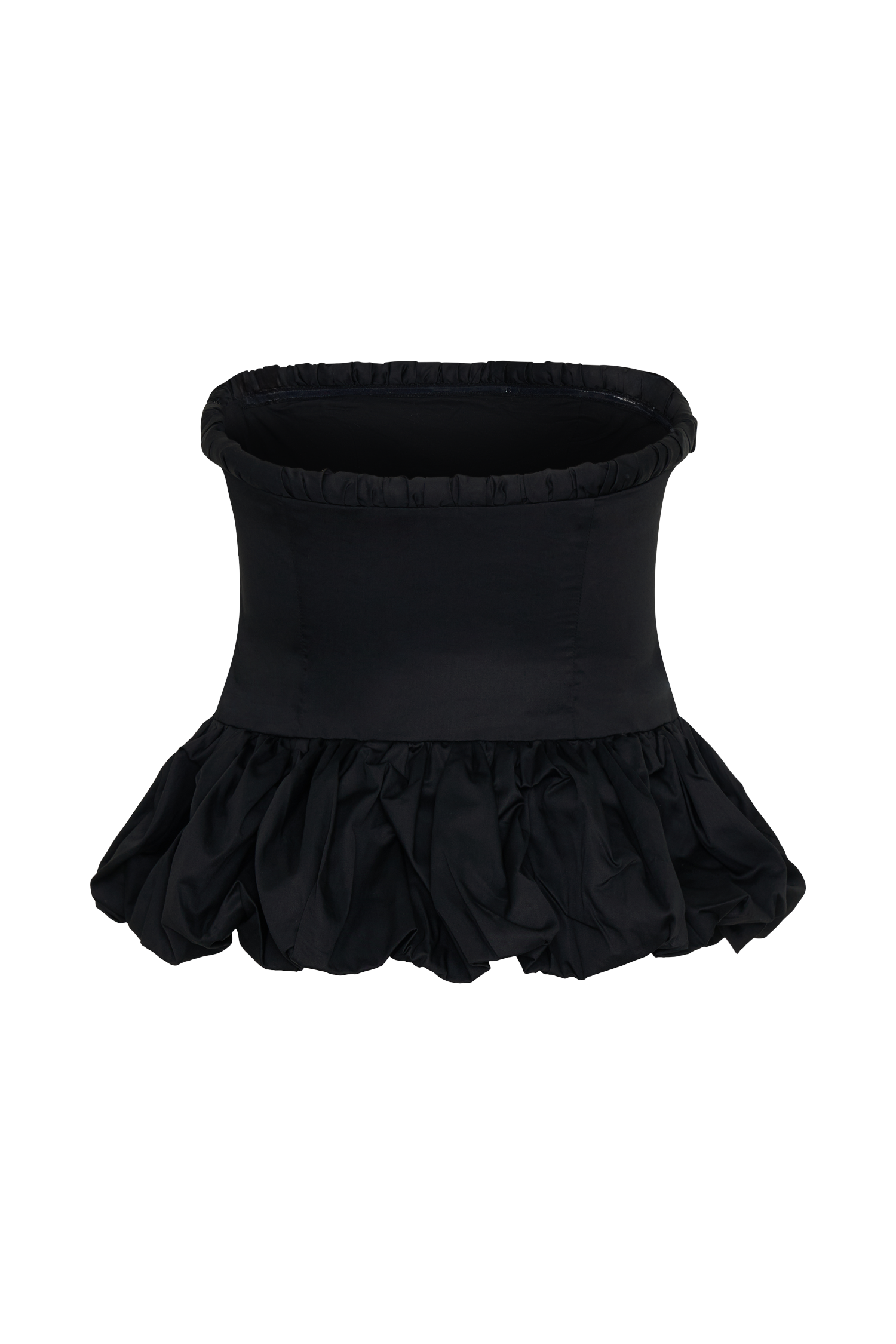 Cora Lace Strapless Top - Μαύρο