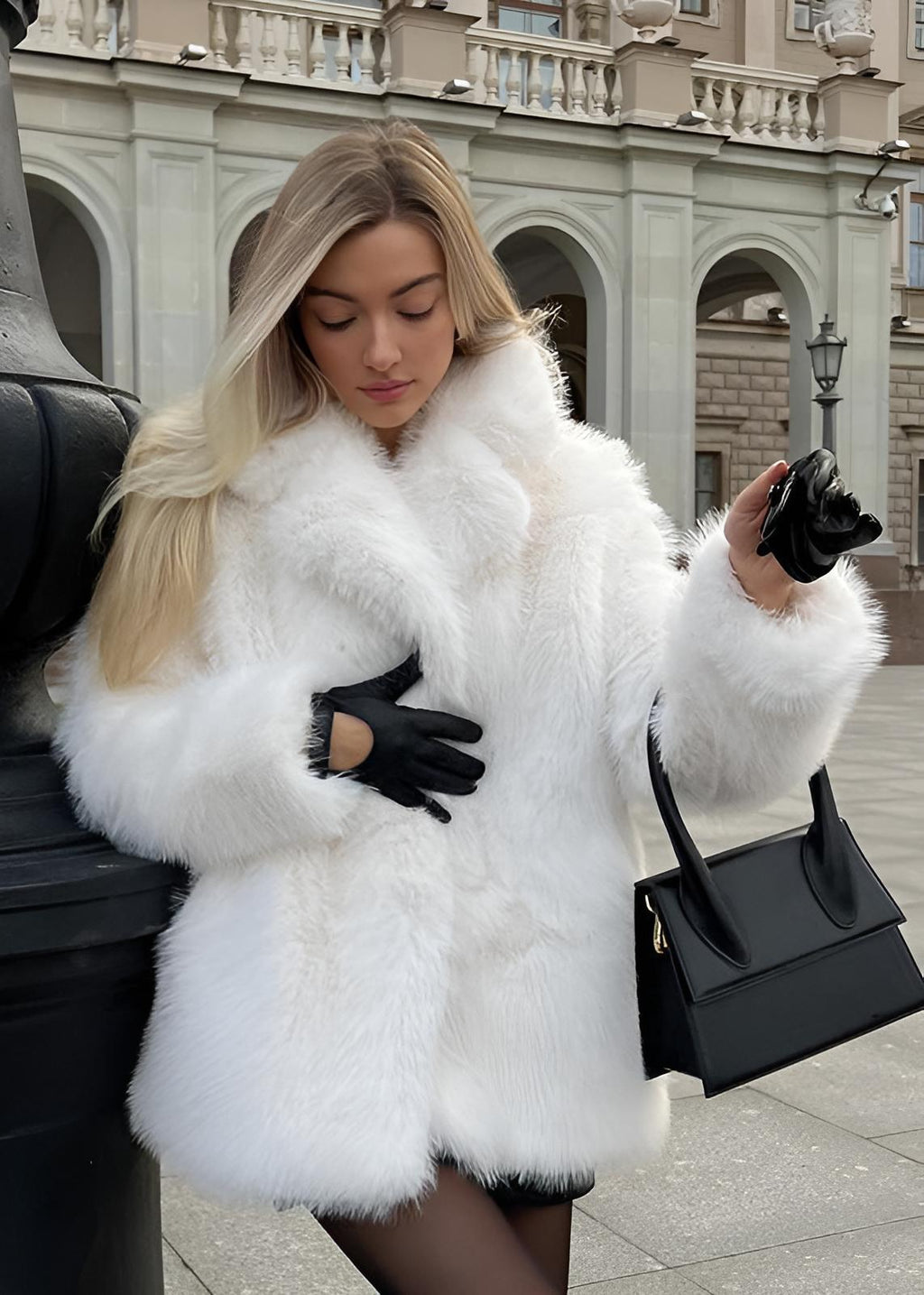 Μπουφάν Riboas Faux Fur