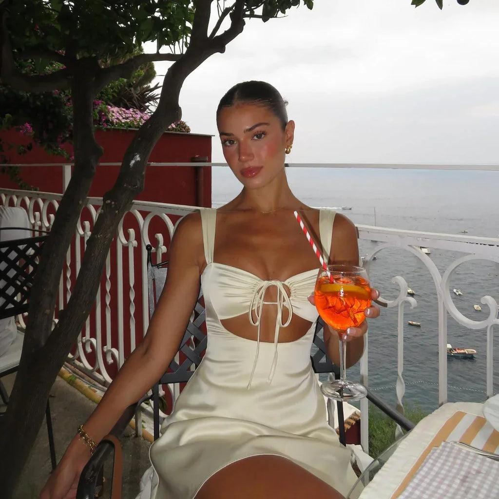 Μίνι Φόρεμα Από Σατέν Monaco