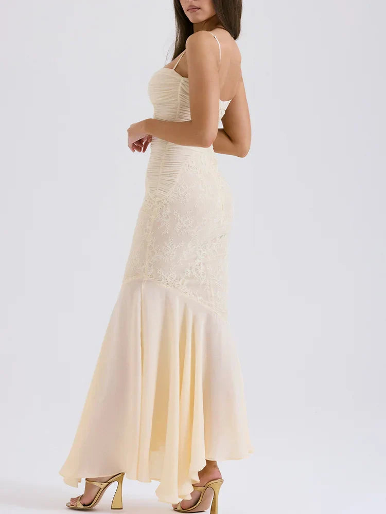 Φόρεμα Μάξι Σε Σχήμα Γοργόνας Με Κοντό Τελείωμα