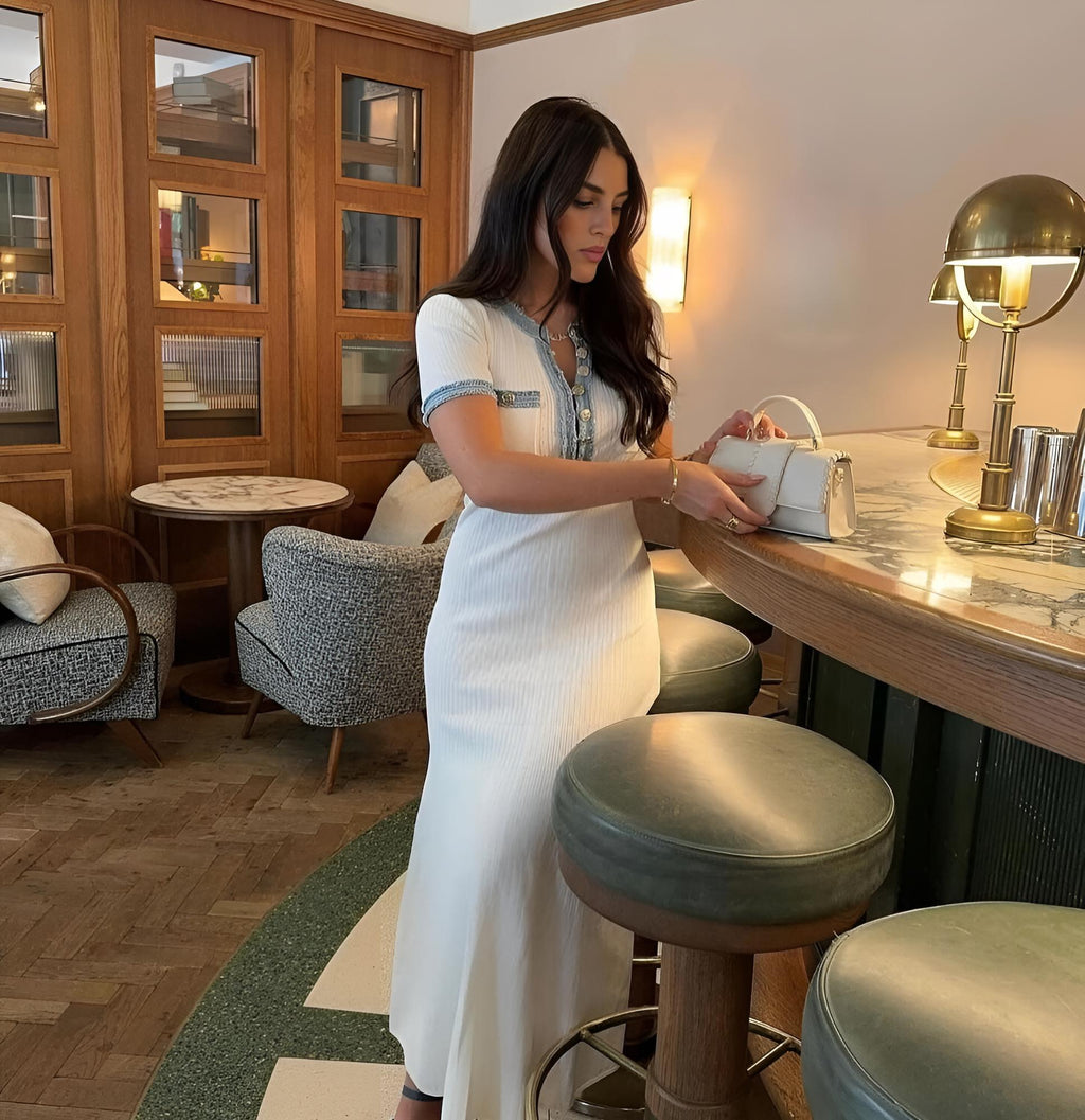 Φόρεμα Μάξι Με Λεπτομέρειες Saviana