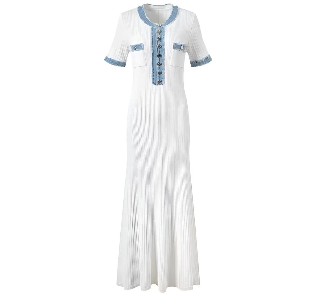 Φόρεμα Μάξι Με Λεπτομέρειες Saviana