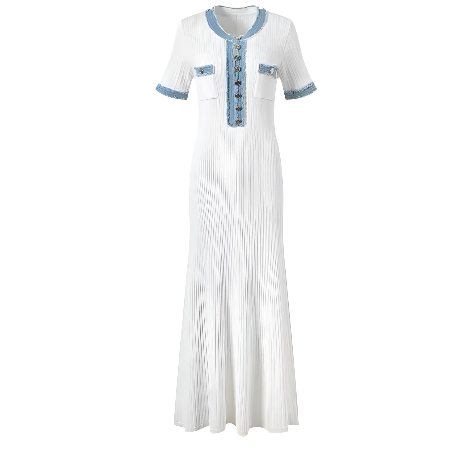 Φόρεμα Μάξι Με Λεπτομέρειες Saviana