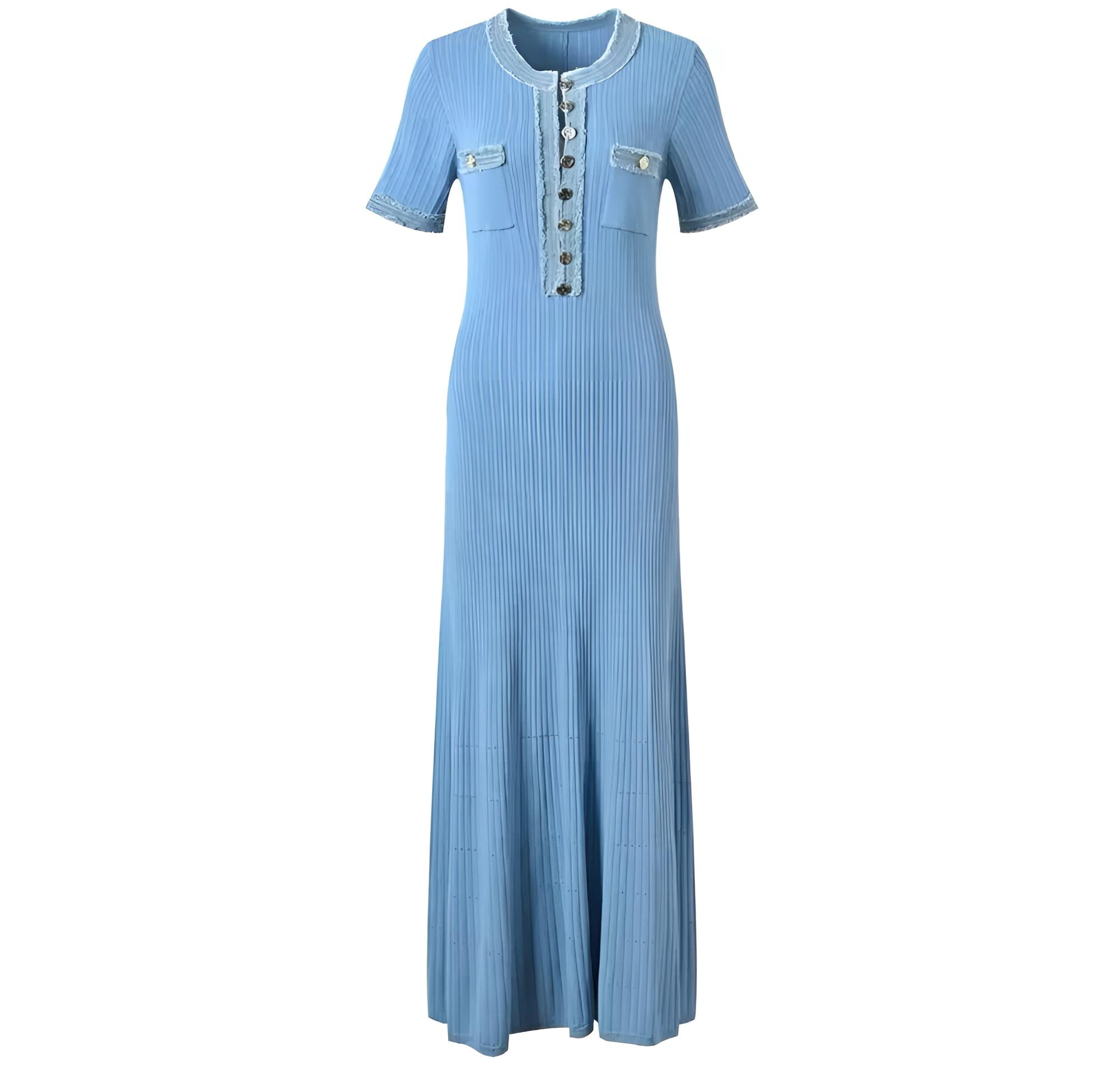 Φόρεμα Μάξι Με Λεπτομέρειες Saviana