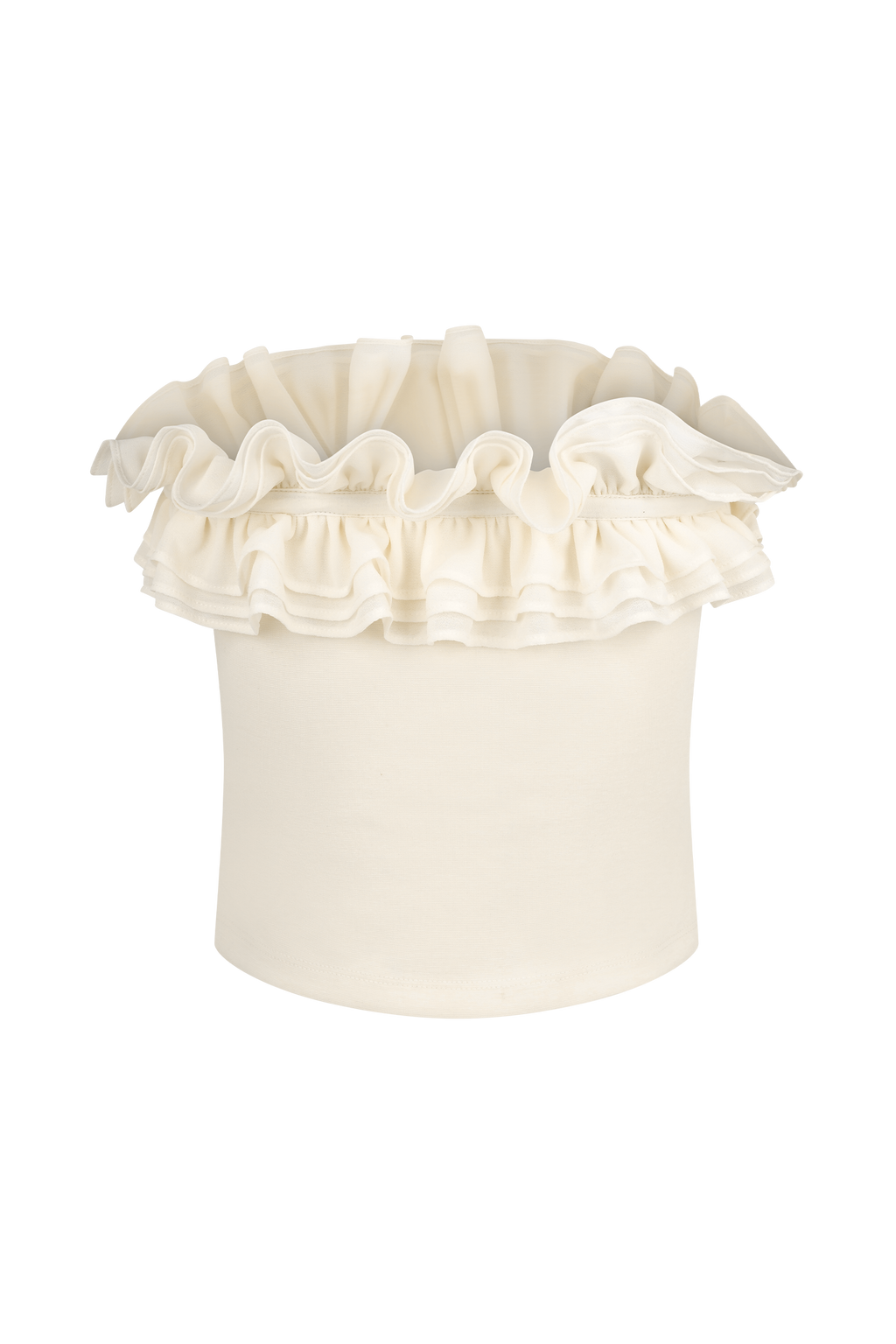 Jennie Μπλούζα Με Βολάν Και Έξω Ώμους - Ιβουάρ