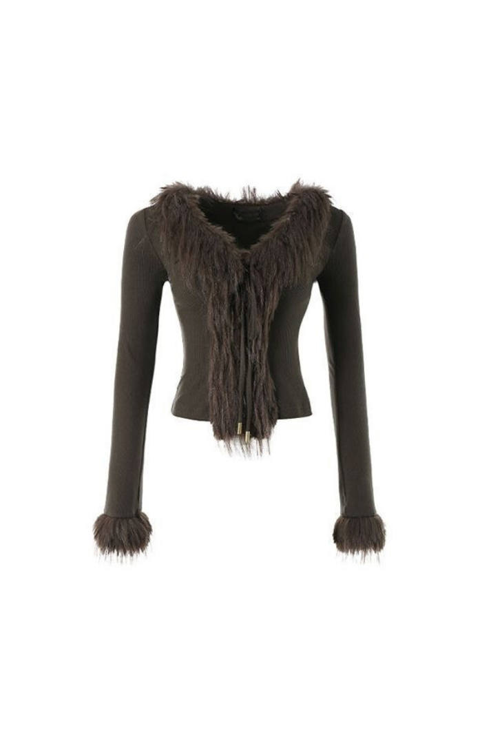 Πλούσια Ζακέτα Joe Με Δετές Λεπτομέρειες Και Κορδόνια