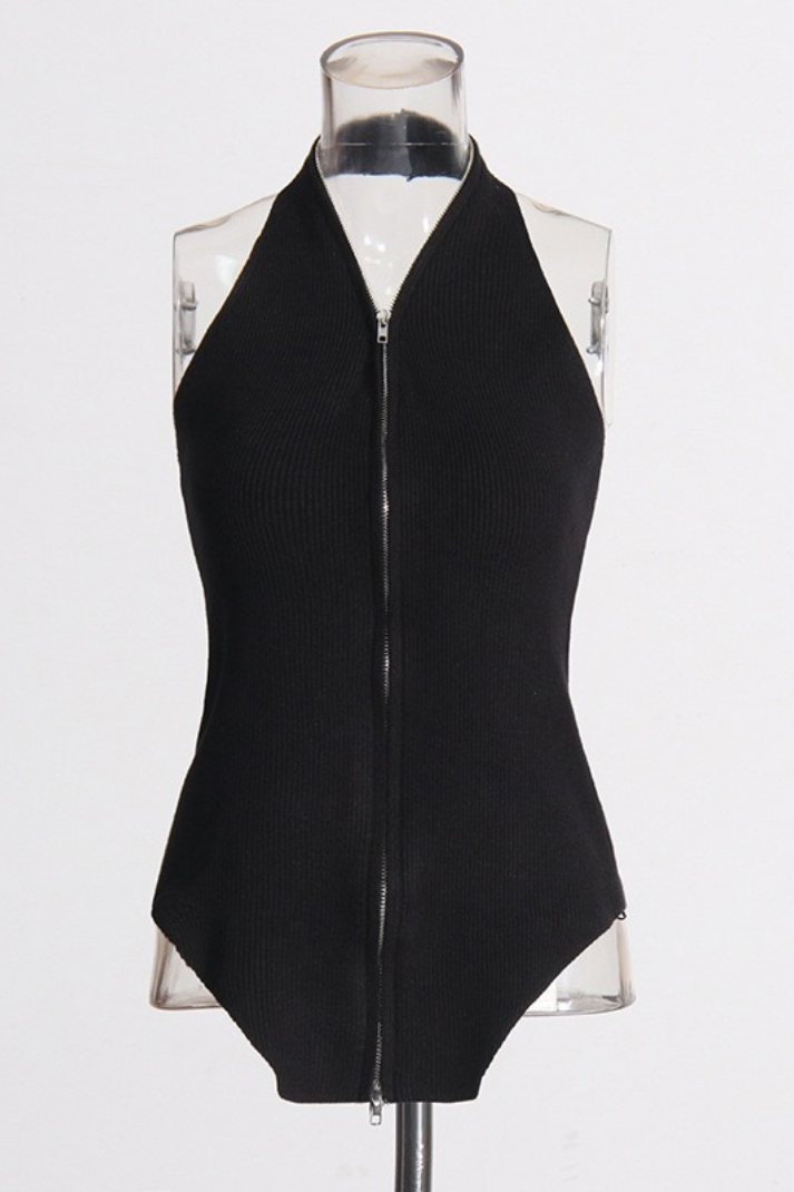 Σετ Πλεκτής Μπλούζας Και Ζακέτας Lora Με Τιράντες Και Λαιμόκοψη