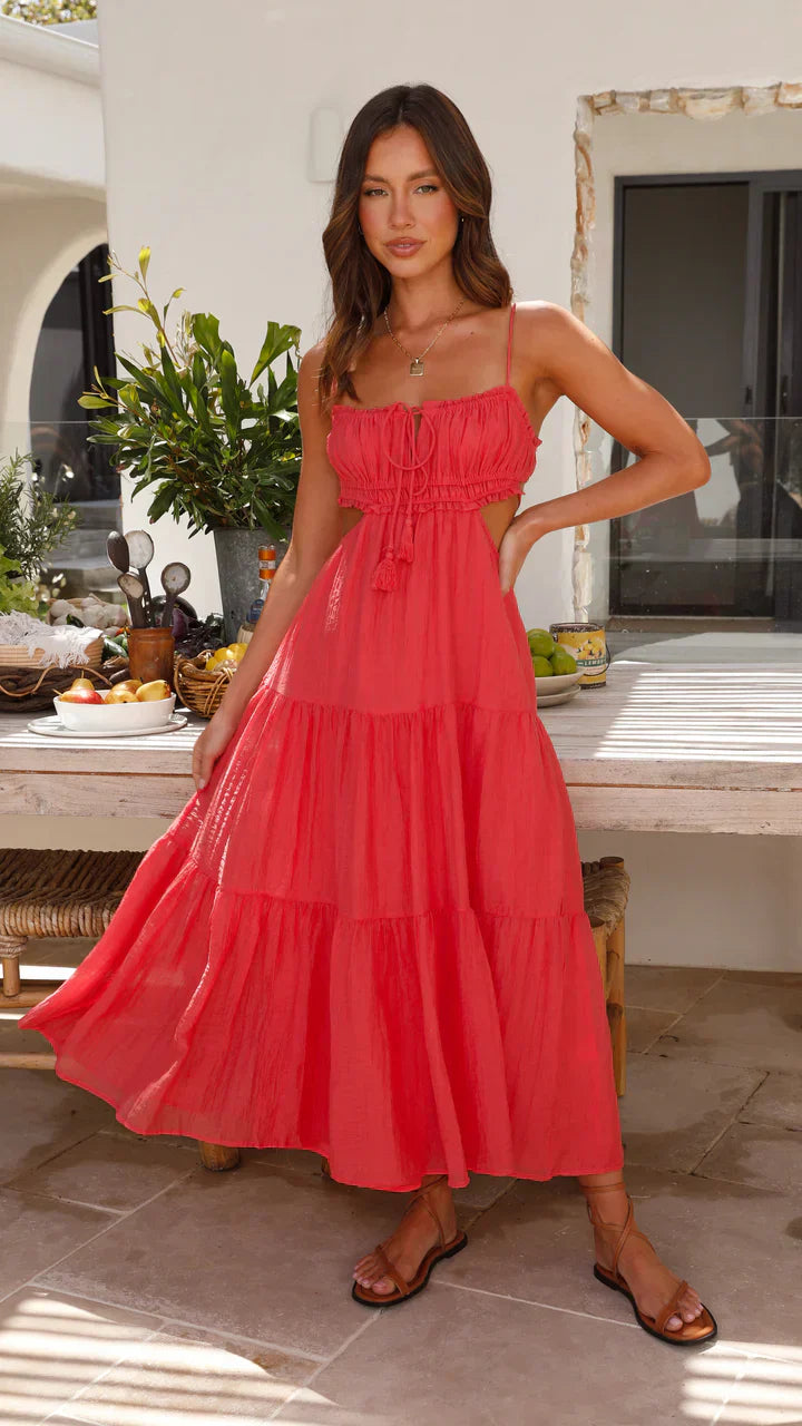 Φόρεμα Μάξι Με Τιράντες Bloom