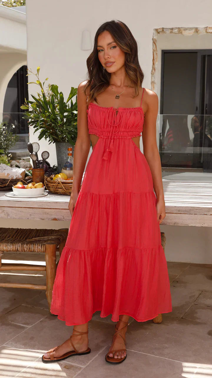 Φόρεμα Μάξι Με Τιράντες Bloom