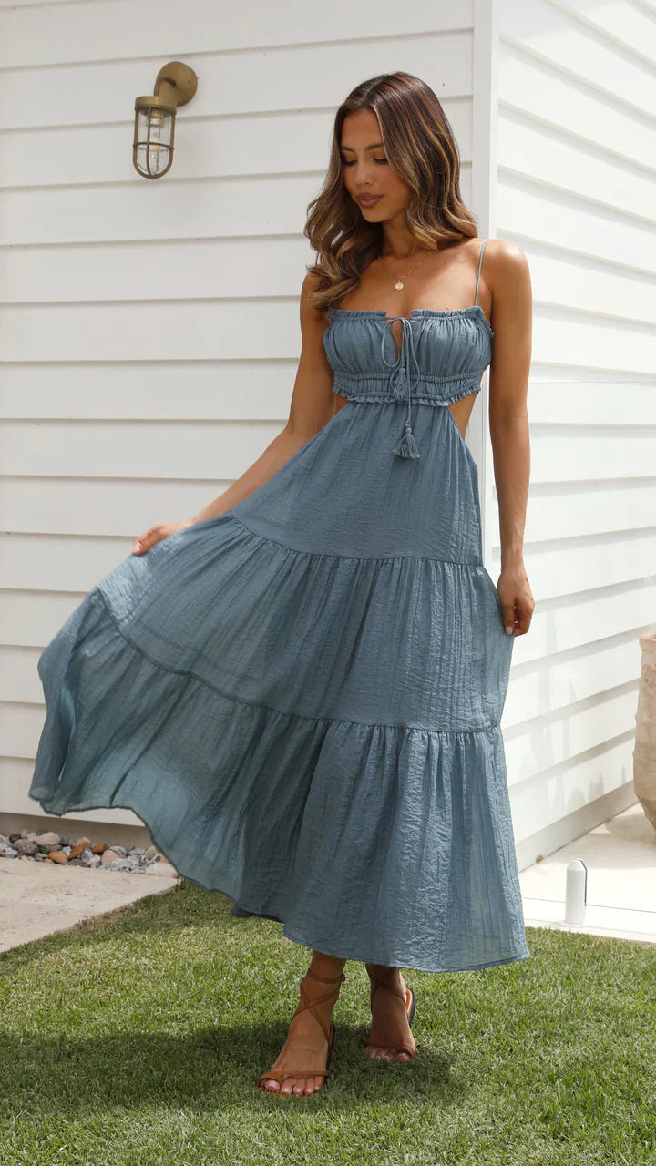 Φόρεμα Μάξι Με Τιράντες Bloom