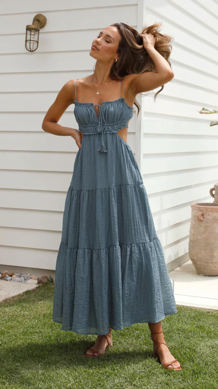 Φόρεμα Μάξι Με Τιράντες Bloom