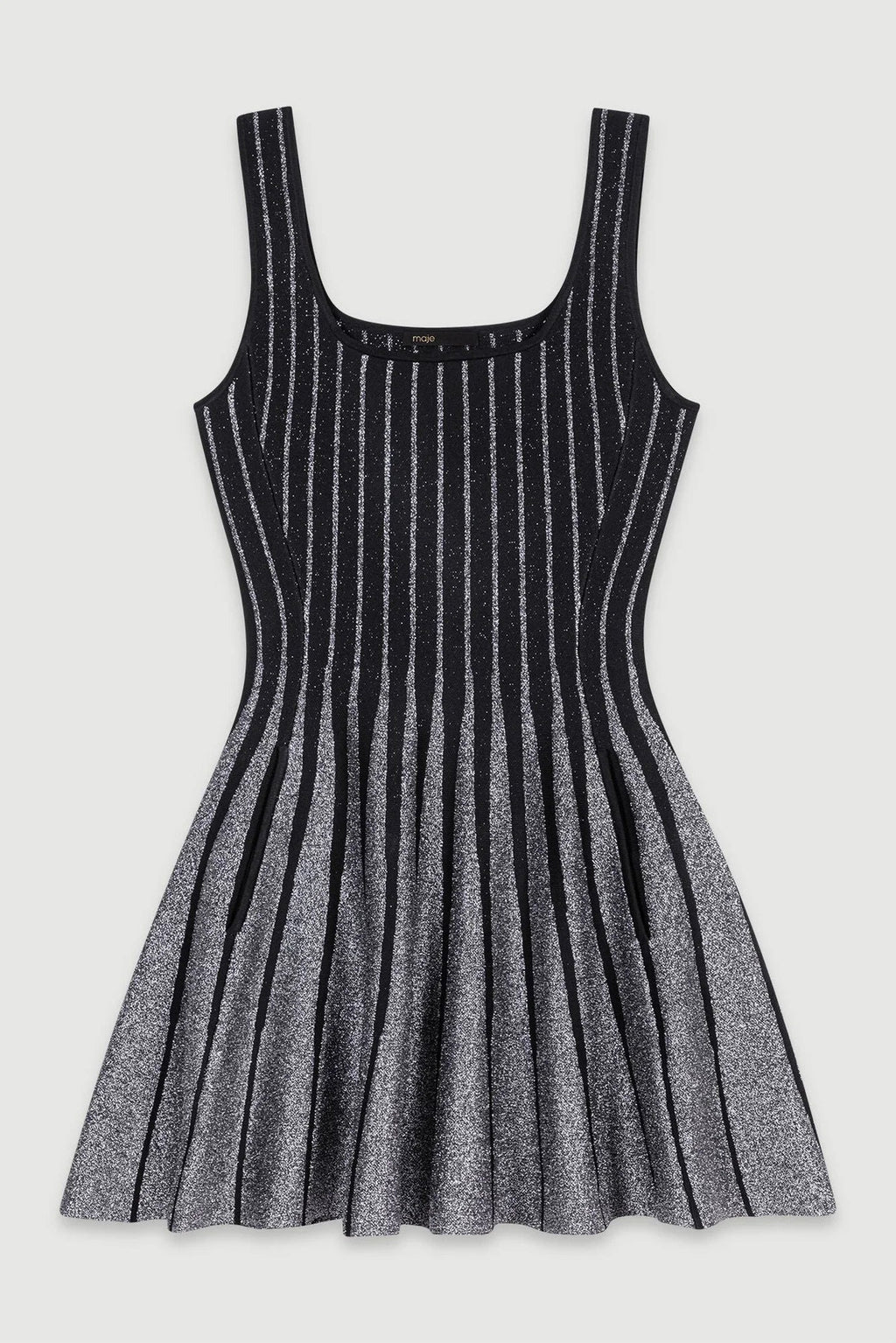 Μίνι Φόρεμα Με Λαμπερή Πλέξη