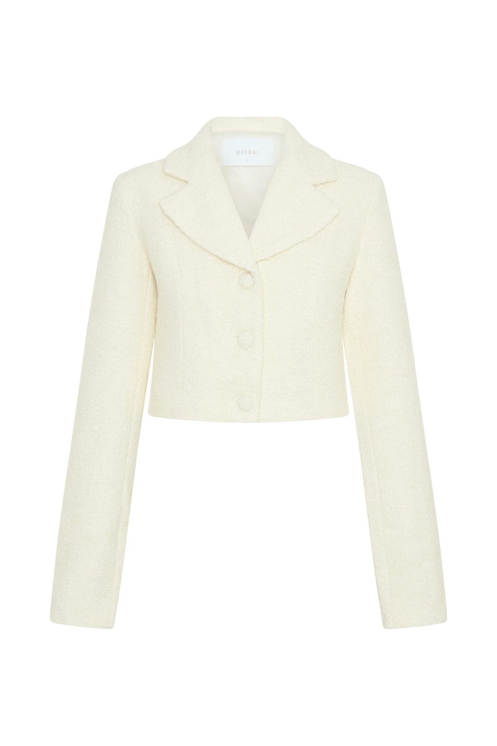 Mirelle Μπλούζα Με Κοντό Μανίκι Και Υφή - Ιβουάρ