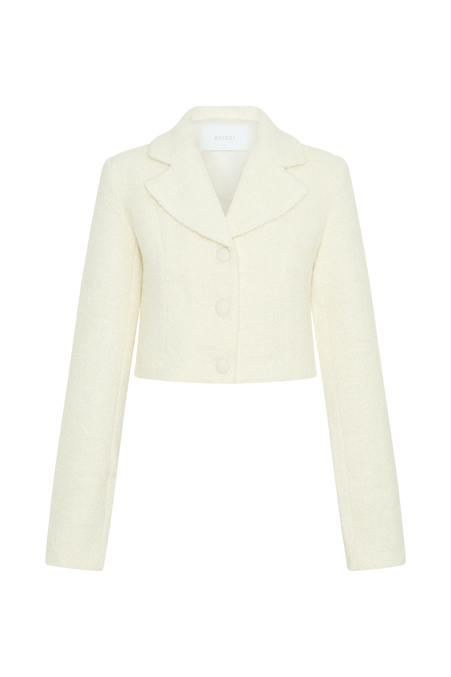 Mirelle Μπλούζα Με Κοντό Μανίκι Και Υφή - Ιβουάρ